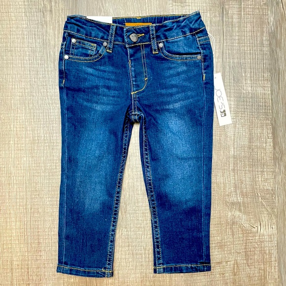 Joe's Jeans Size 2T Girls or Boys Stretch 5 Pocket Blue Denim NWT - Picture 1 of 8